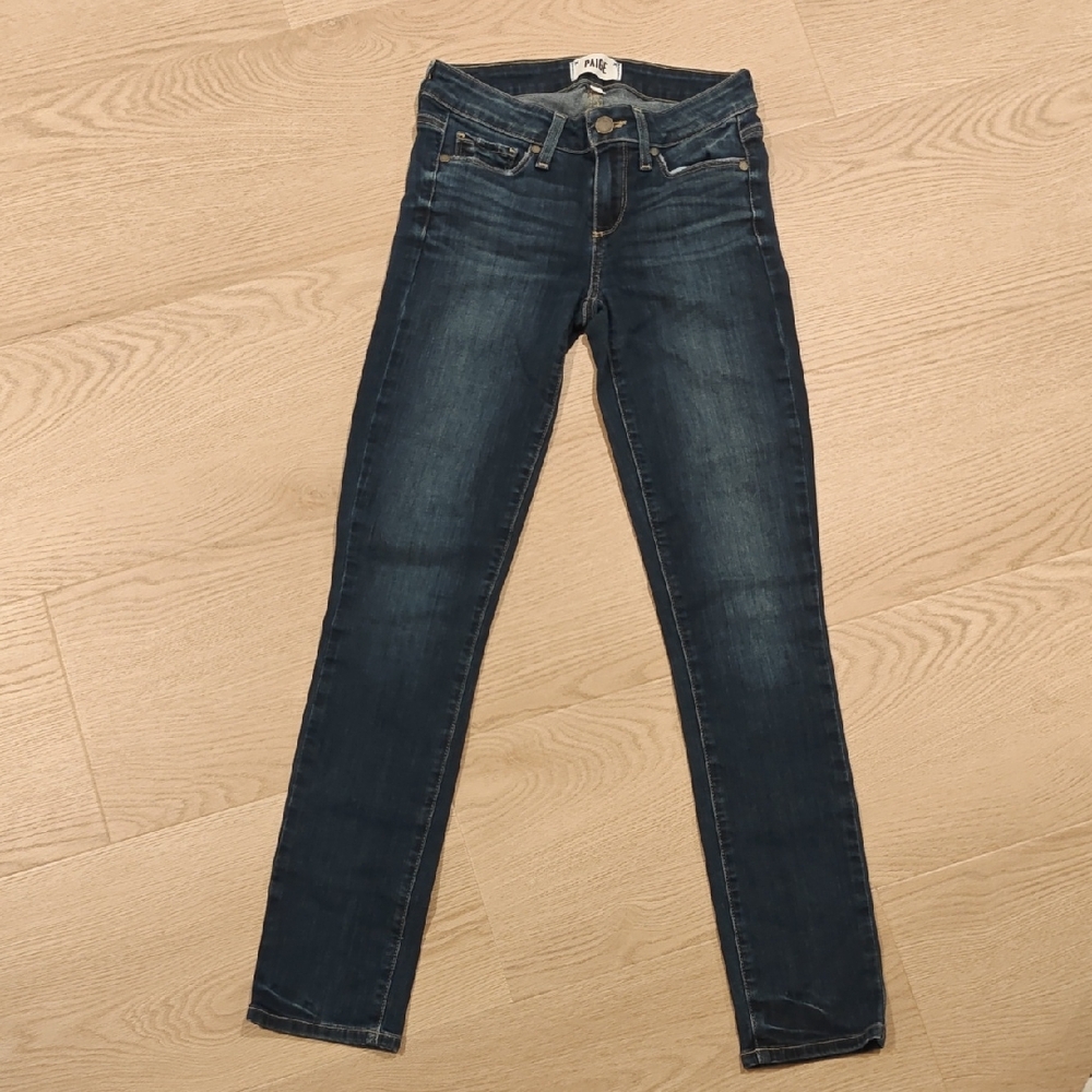 PAIGE Women's Dark Wash Skinny Jeans